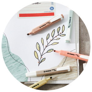 Highlighter STABILO swing cool NatureCOLORS – Wallet of 4| STABILO